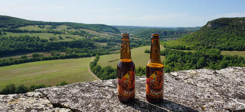 Well deserved drink after a day of walking in Tarn, France - Walkers' Britain